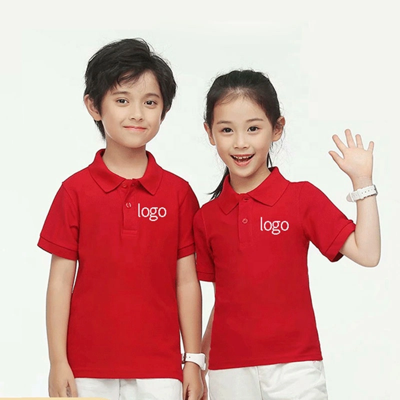 Kids Cotton Sports Polo T Shirt Children Short Sleeve Kids Uniform Golf Polo Shirts