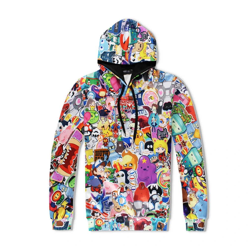 Factory Customized Fashion Print Men Hoodie