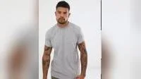 Atacado Camiseta Simples Personalizada Multi Cores Respirável Camiseta de Algodão de Verão para Homens e Mulheres Camisetas com Impressão de Tamanho Grande