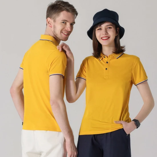 Camisetas polo de manga curta unissex Premium, roupas de ginástica lisas, camisetas personalizadas com gola de golfe e camisetas de tênis de ajuste fino para homens e mulheres