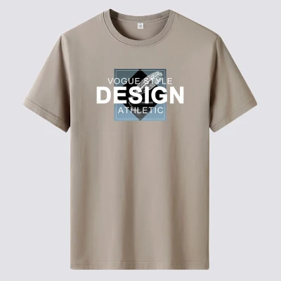 Novo design Personalizar impressão de logotipo grande plus size camisetas masculinas masculinas 100% algodão oversize camisetas masculinas